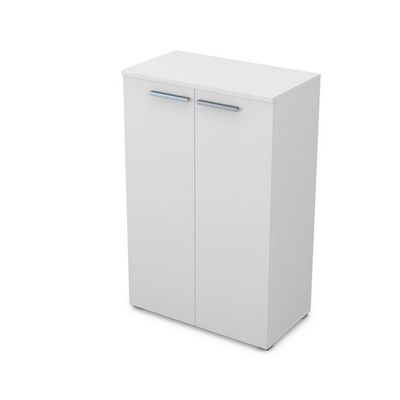 Gloss 9Ш.017.1 (Белый премиум) Шкаф средний