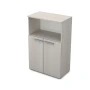 Шкаф для документации 9Ш.017.2 в отделке Ivory, 800х450х1245 мм