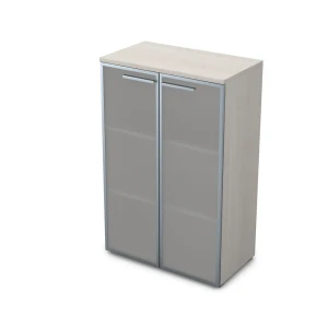 Gloss 9Ш.017.6 (Ivory) Шкаф средний со стеклом