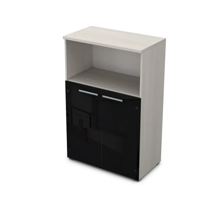 Шкаф для документов 9ШД.017.8 в отделке Ivory, 800х450х1245 мм