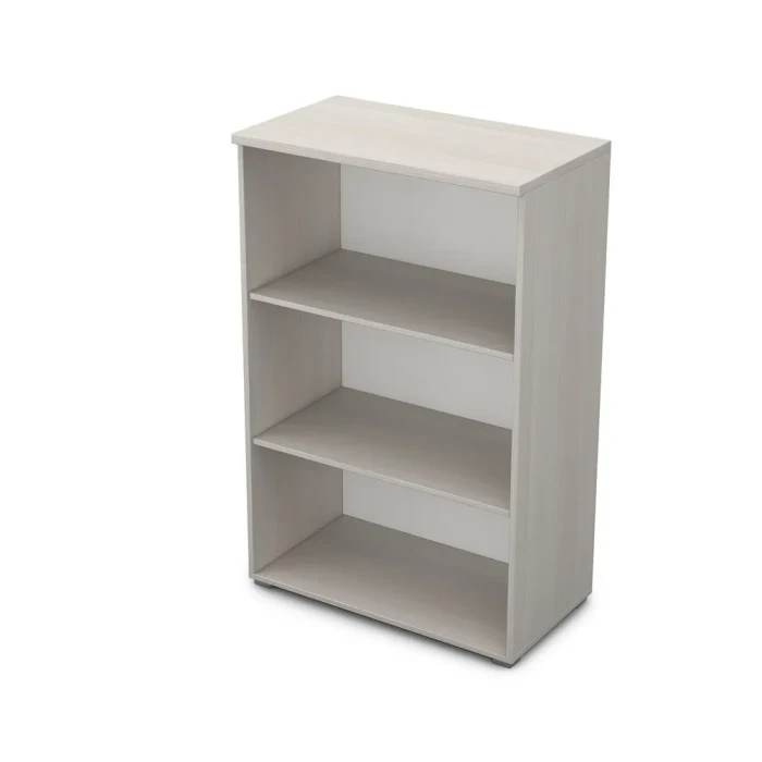 Стеллаж открытого хранения 9Ш.017 в отделке Ivory, 800х450х1245 мм