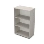 Стеллаж открытого хранения 9Ш.017 в отделке Ivory, 800х450х1245 мм