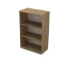 Офисный стеллаж 9Ш.017 в отделке Teakwood, 800х450х1245 мм