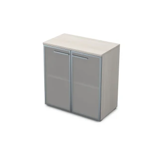 Gloss 9Ш.023.3 (Ivory) Шкаф низкий со стеклом
