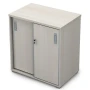 Шкаф для документов 9ШКЗ.001 в отделке Ivory, 700х450х750 мм