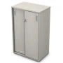 Шкаф для документов 9ШКЗ.011 в отделке Ivory, 706х450х1150 мм