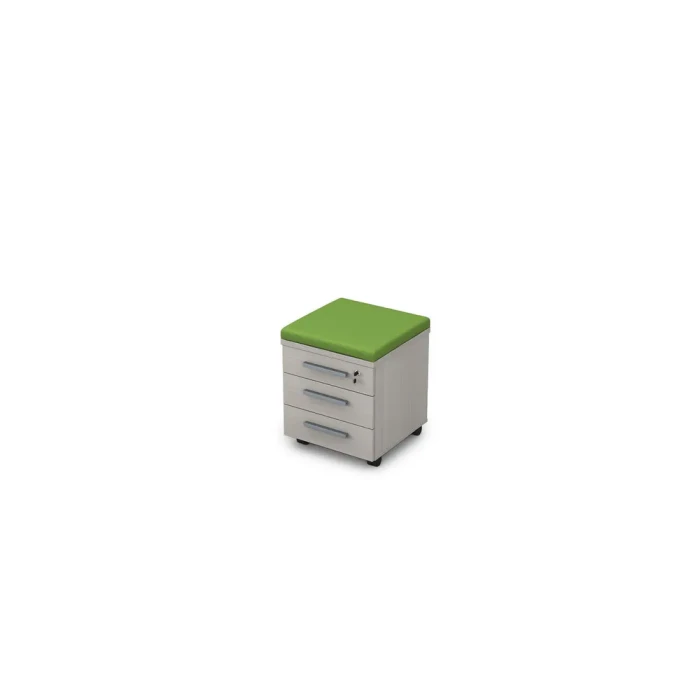 Тумба мобильная 9Т.003 в отделке Ivory, 450х4504х504 мм