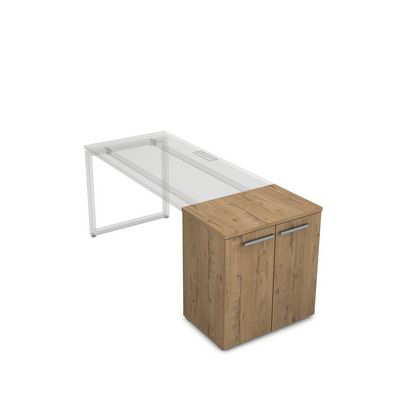 Gloss 9Т.007 (Teakwood) Тумба распашная