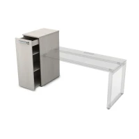 Gloss 9Т.009 (Ivory) Тумба с выкатной секцией высокая