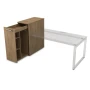 Тумба 9Т.029 в отделке Teakwood, 450х900х1150 мм