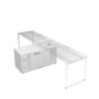 Gloss 9Т.030 (Белый премиум) Тумба двухсторонняя