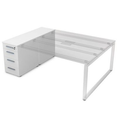 Gloss 9ТП.002.1 (Белый премиум) Тумба с 4-мя ящиками