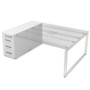 Gloss 9ТП.002.1 (Белый премиум) Тумба с 4-мя ящиками