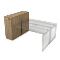 Gloss 9ТП.002.4 (Teakwood) Тумба с выкатной секцией