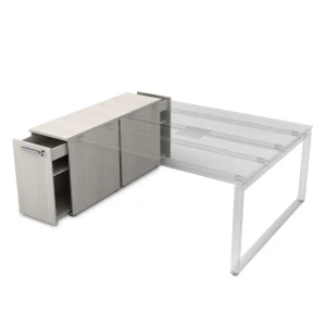 Gloss 9ТП.012.2 (Ivory) Тумба с выкатной секцией