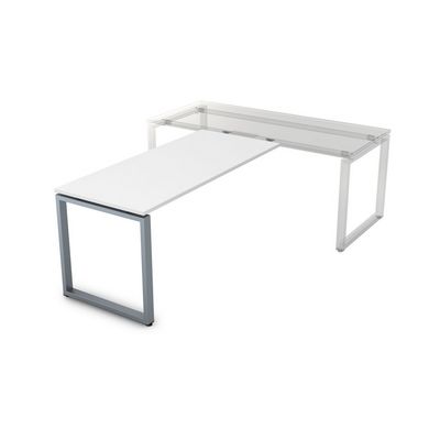 Gloss БП-О.009 (Белый премиум/алюминий матовый) Брифинг приставка