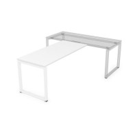 Gloss БП-О.009 (Белый премиум/белый) Брифинг приставка