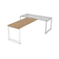 Gloss БП-О.009 (Teakwood/белый) Брифинг приставка