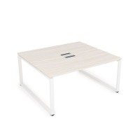 Gloss СБДН-О.988 (Ivory/белый) Стол системы БЕНЧ, на 2 рабочих места, начальный