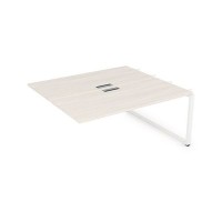Gloss СБДС-О.988 (Ivory/белый) Стол системы БЕНЧ, на 2 рабочих места, средний