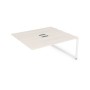 Gloss СБДС-О.984 (Ivory/белый) Стол системы БЕНЧ, на 2 рабочих места, средний