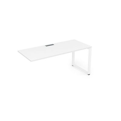 Gloss СЛК-О.979 (Белый премиум/белый) Стол системы БЕНЧ линейный, конечный