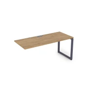 Gloss СЛК-О.974 (Teakwood/графит) Стол системы БЕНЧ линейный, конечный