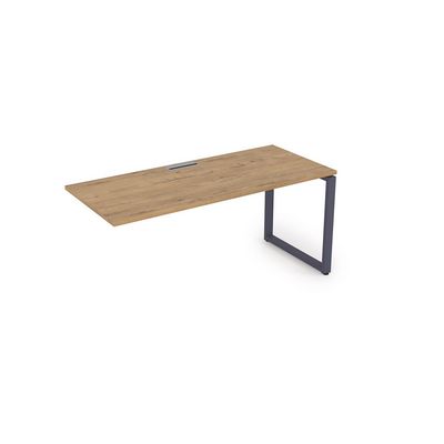 Gloss СЛК-О.979 (Teakwood/графит) Стол системы БЕНЧ линейный, конечный