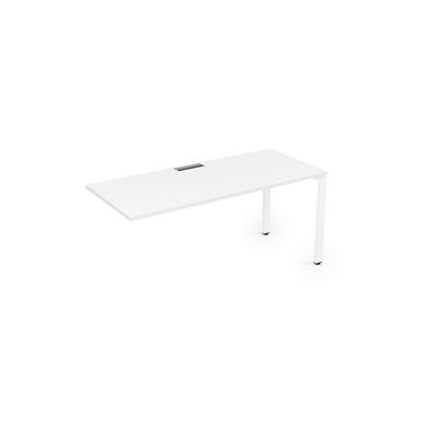 Gloss СЛК-П.984 (Белый премиум/белый) Стол системы БЕНЧ линейный, конечный