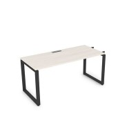 Gloss СЛН-О.978 (Ivory/черный) Стол системы БЕНЧ линейный, начальный