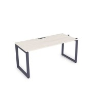 Gloss СЛН-О.978 (Ivory/графит) Стол системы БЕНЧ линейный, начальный