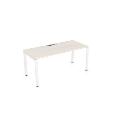 Gloss СЛН-П.975 (Ivory/белый) Стол системы БЕНЧ линейный, начальный