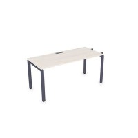 Gloss СЛН-П.974 (Ivory/графит) Стол системы БЕНЧ линейный, начальный