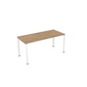 Gloss СЛН-П.978 (Teakwood/белый) Стол системы БЕНЧ линейный, начальный