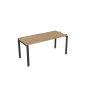 Бенч-стол СЛН-П.978 в отделке Teakwood/Черный, 1200х700х750 мм