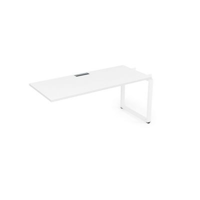 Gloss СЛС-О.989 (Белый премиум/белый) Стол системы БЕНЧ линейный, средний