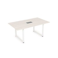 Gloss СПГ-О.938 (Ivory/белый) Стол переговорный