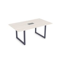 Gloss СПГ-О.938 (Ivory/графит) Стол переговорный