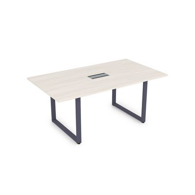 Gloss СПГ-О.938 (Ivory/графит) Стол переговорный