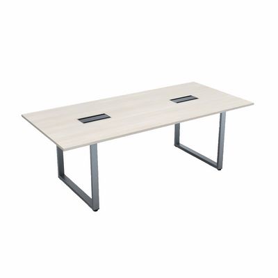 Gloss СПГ-О.939 (Ivory/алюминий матовый) Стол переговорный