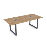 Gloss СПГ-О.939 (Teakwood/графит) Стол переговорный