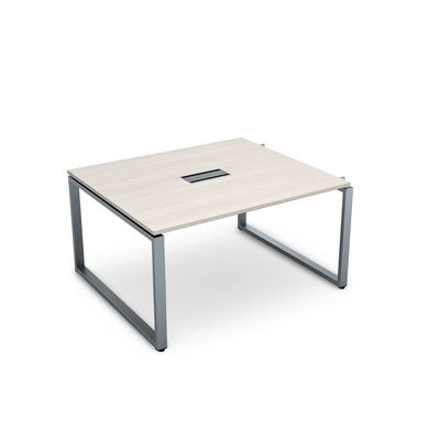 Gloss СПГН-О.926 (Ivory/алюминий матовый) Стол системы БЕНЧ переговорный, начальный