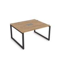 Gloss СПГН-О.926 (Teakwood/черный) Стол системы БЕНЧ переговорный, начальный