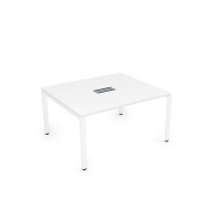 Gloss СПГН-П.927 (Белый премиум/белый) Стол системы БЕНЧ переговорный, начальный