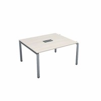 Gloss СПГН-П.926 (Ivory/алюминий матовый) Стол системы БЕНЧ переговорный, начальный