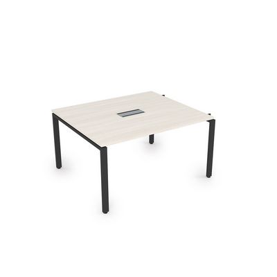 Gloss СПГН-П.926 (Ivory/черный) Стол системы БЕНЧ переговорный, начальный