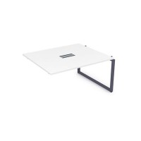 Gloss СПГС-О.926 (Белый премиум/графит) Стол системы БЕНЧ переговорный, средний