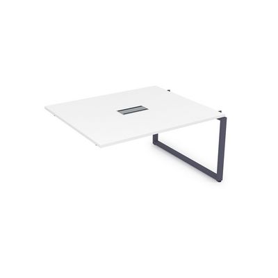 Gloss СПГС-О.926 (Белый премиум/графит) Стол системы БЕНЧ переговорный, средний