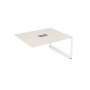 Gloss СПГС-О.927 (Ivory/белый) Стол системы БЕНЧ переговорный, средний