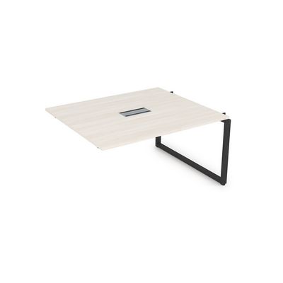 Gloss СПГС-О.926 (Ivory/черный) Стол системы БЕНЧ переговорный, средний